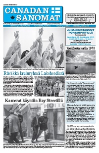 FRAMSIDA: Canadan Sanomat